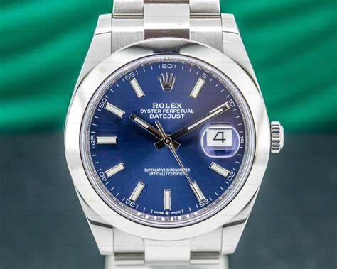 rolex 126300 datejust 41 oyster blue